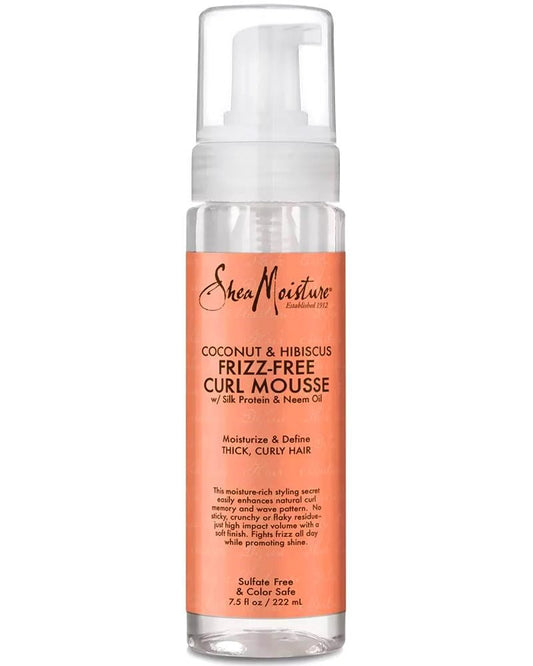 Lavender SHEA MOISTURE Coconut &amp; Hibiscus Frizz-Free Curl Mousse (7.5oz)