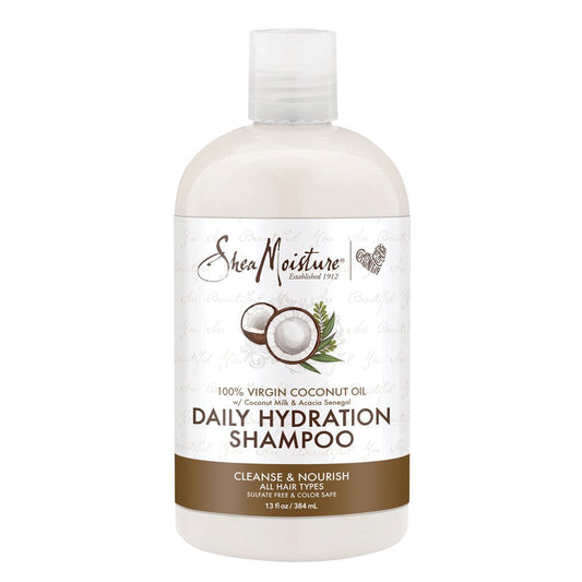 White Smoke SHEA MOISTURE 100% Virgin Coconut Oil Daily Hydration Shampoo (13oz)