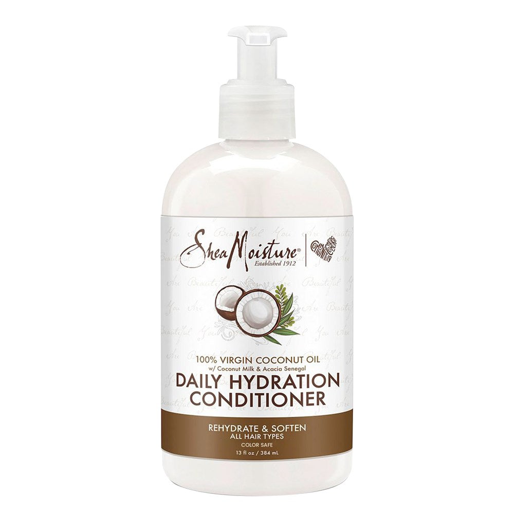 White Smoke SHEA MOISTURE 100% Virgin Coconut Oil Daily Hydration Conditioner (13oz)
