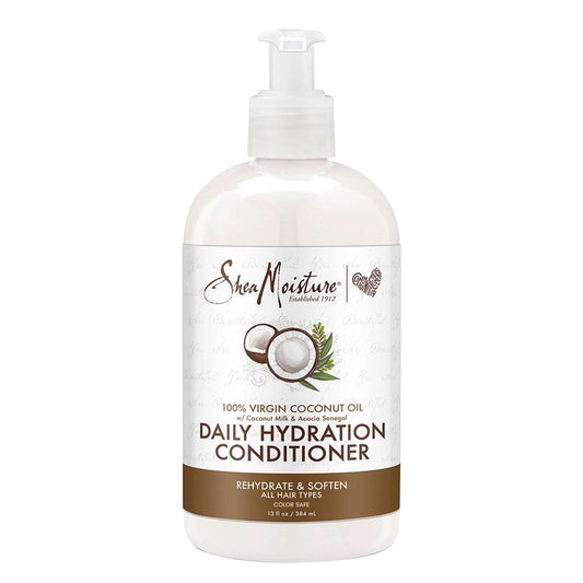 White Smoke SHEA MOISTURE 100% Virgin Coconut Oil Daily Hydration Conditioner (13oz)