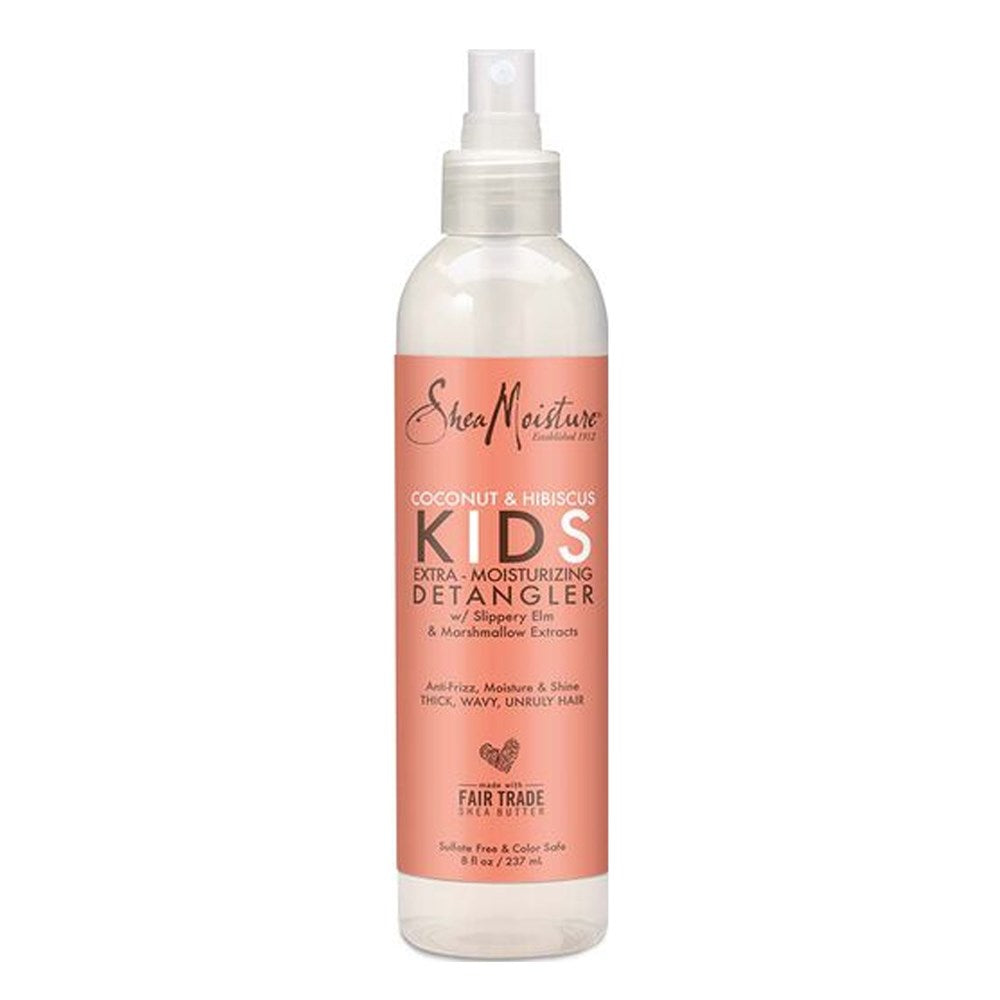White Smoke SHEA MOISTURE Kids Coconut &amp; Hibiscus Extra-Moisturizing Detangler (8oz)