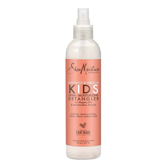 White Smoke SHEA MOISTURE Kids Coconut &amp; Hibiscus Extra-Moisturizing Detangler (8oz)