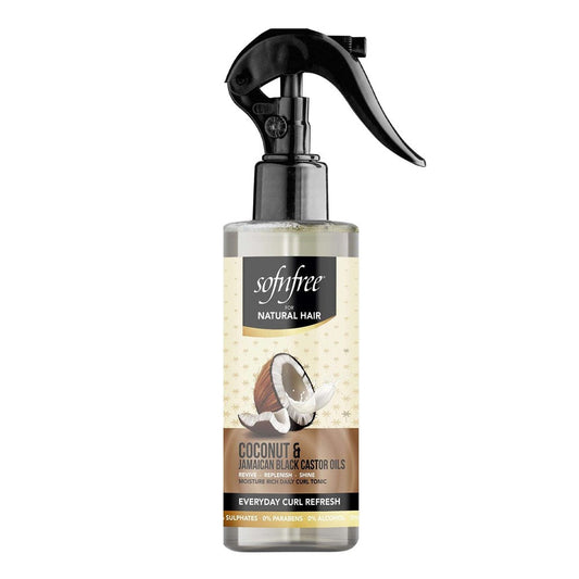 White Smoke SOFN'FREE Coconut &amp; Jamaican Black Castor Oils Everyday Curl Refresh (8oz)