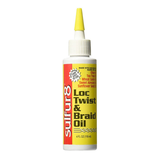 White Smoke SULFUR8 Loc Twist &amp; Braid Oil (4oz)