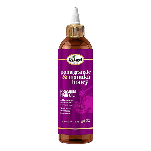 White Smoke Difeel(Sunflower)  Pomegranate &amp; Manuka Honey Premium Hair Oil (8oz)