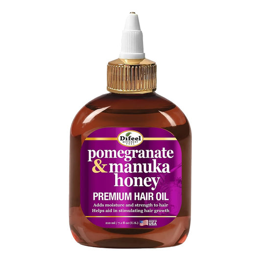 White Smoke Difeel(Sunflower)  Pomegranate &amp; Manuka Honey Premium Hair Oil (7.1oz)
