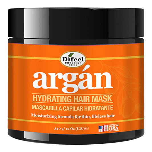 Black Difeel(Sunflower)  Argan Hydrating Hair Mask (12oz)