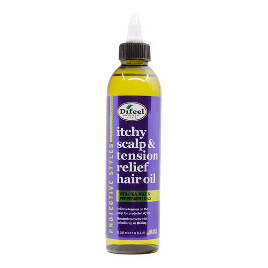 White Smoke Difeel(Sunflower)  Itchy Scalp &amp; Tension Relief Hair Oil (8oz)