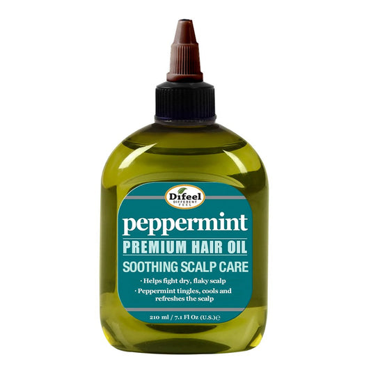 White Smoke Difeel(Sunflower)  Peppermint Soothing Scalp Care Hair Oil (7.1oz)