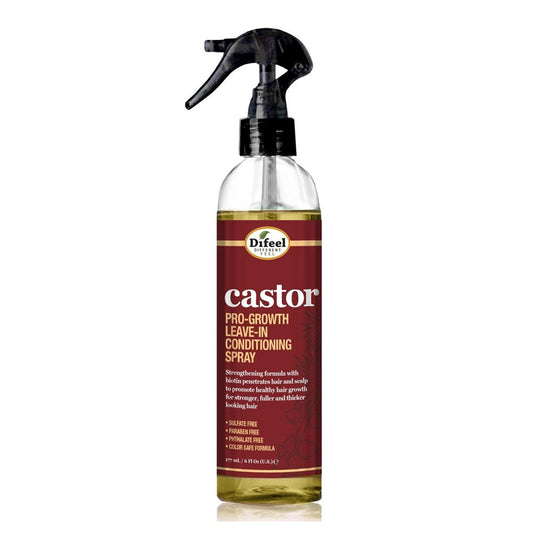 White Smoke Difeel(Sunflower)  Castor Pro-Growth Leave In Conditioning Spray (6oz)