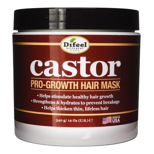 Black Difeel(Sunflower)  Castor Pro-Growth Hair Mask (12oz)