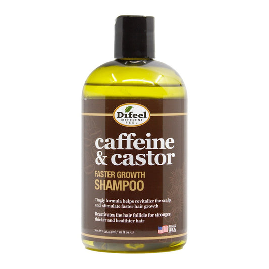 White Smoke Difeel(Sunflower)  Caffeine &amp; Castor Faster Growth Shampoo (12oz)