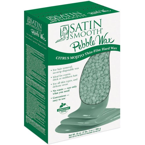 White Smoke Satin Smooth Pebble Wax 35oz - Citrus Mojito