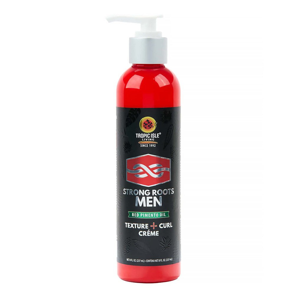 White Smoke TROPIC ISLE LIVING Strong Roots Men Texture &amp; Curl Creme (8oz)