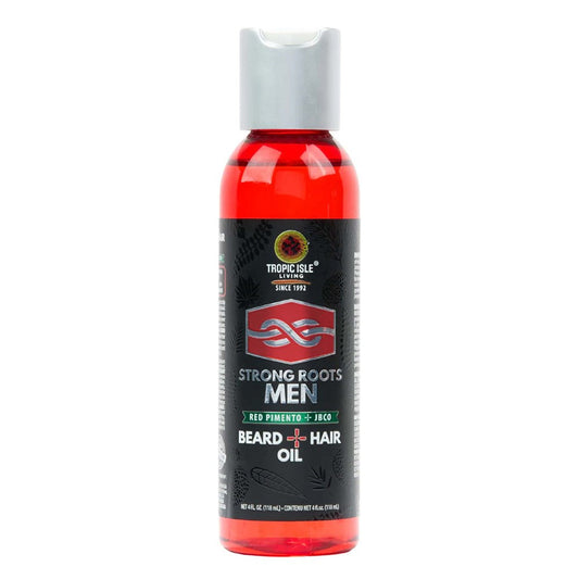 TROPIC ISLE LIVING Strong Roots Men Beard &amp; Hair Oil (4oz)
