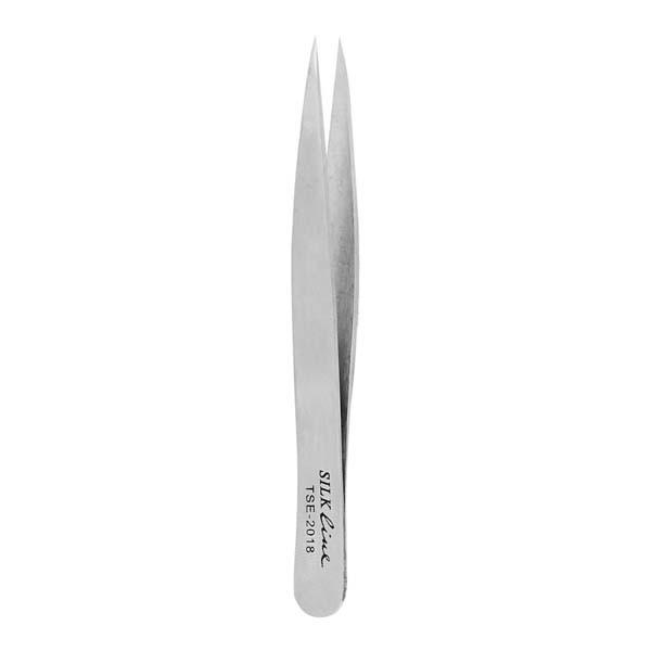 Gray Silkline Pointed Tweezer