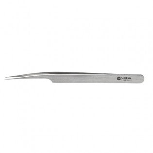 Gray Silkline Angled Pointed Tweezer