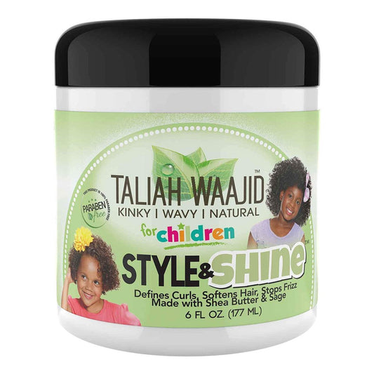 Dark Slate Gray TALIAH WAAJID Children Kinky Wavy Natural Herbal Style &amp; Shine (6oz)