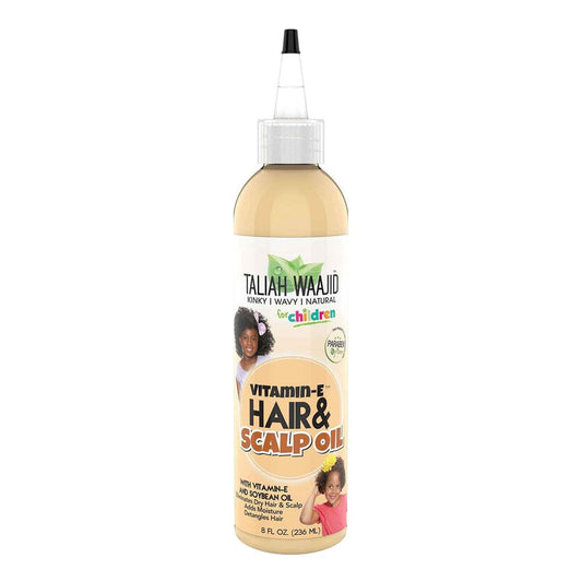 White Smoke TALIAH WAAJID Children Kinky Wavy Natural Vitamin-E Hair &amp; Scalp Oil (8oz)