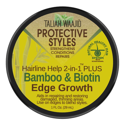 White Smoke TALIAH WAAJID Protective Styles Bamboo &amp; Biotin Edge Growth (1oz)
