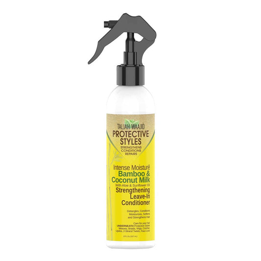 White Smoke TALIAH WAAJID Protective Styles Bamboo &amp; Coconut Milk Leave-In Conditioner (8oz)