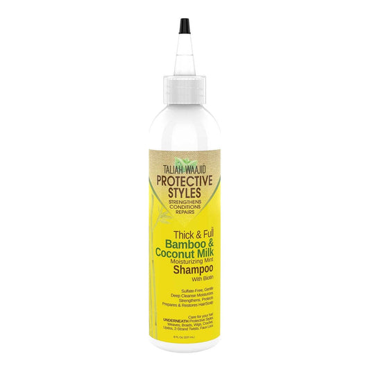 White Smoke TALIAH WAAJID Protective Styles Bamboo &amp; Coconut Milk Shampoo (8oz)