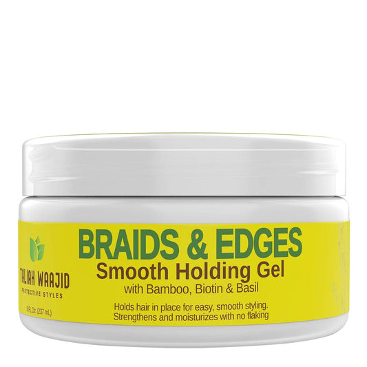 Light Gray TALIAH WAAJID Protective Styles Braids &amp; Edges Smooth Holding Gel (8oz)
