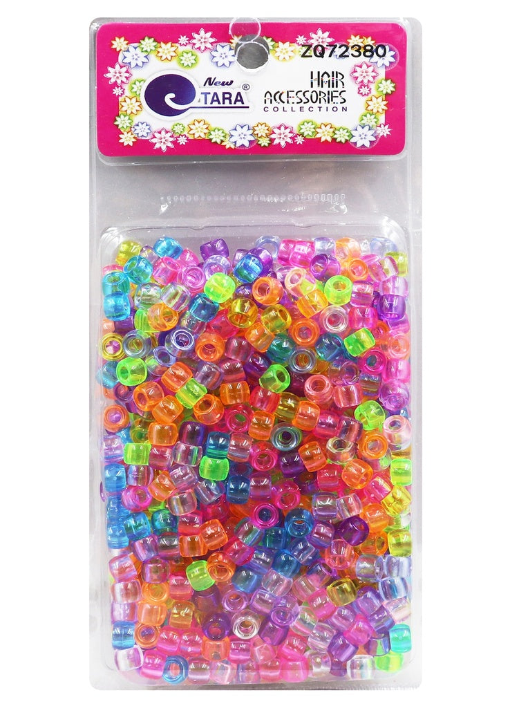 Tara Plastic Bead (S) #72380 #Crystal Mix [Large Pack] -pc