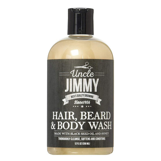 White Smoke UNCLE JIMMY Hair, Beard &amp; Body Wash (12oz)