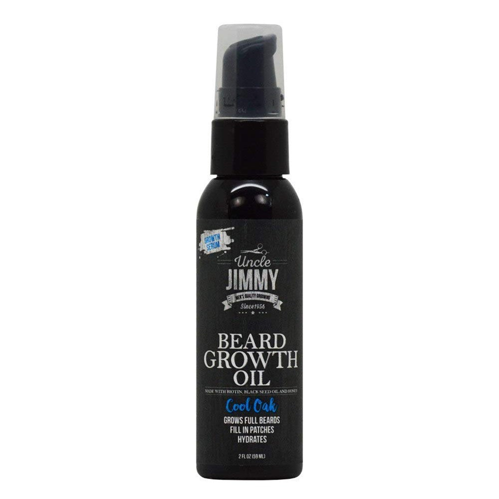 Dark Slate Gray UNCLE JIMMY Beard Growth Oil (2oz)