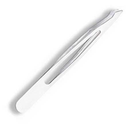 White Smoke Ultra  Slant Point Tweezer  3.75