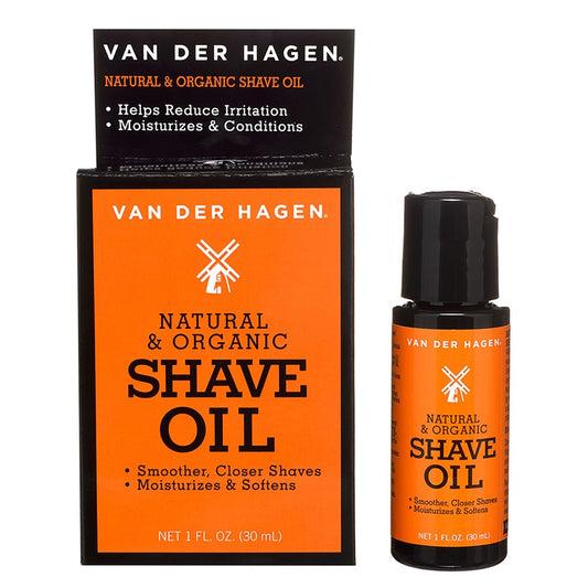 White Smoke VAN DER HAGEN Shave Oil (1oz)