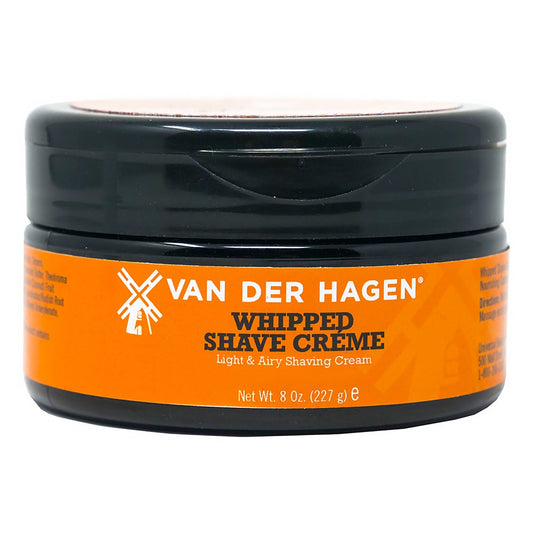 Dark Orange VAN DER HAGEN Whipped Shave Cream (8oz)