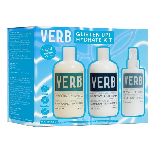 Light Sea Green Verb Glisten Up Hydrate Holiday 3pk