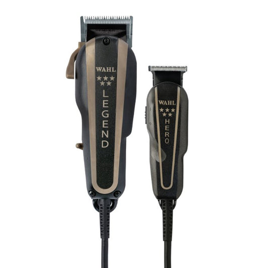 White Smoke WAHL 5 Star BARBER Combo [LEGEND Clipper + HERO Trimmer]