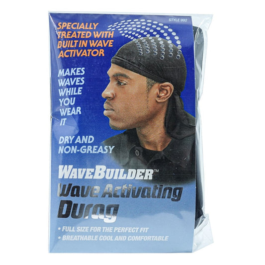 White Smoke WAVEBUILDER Wave Activating Durag