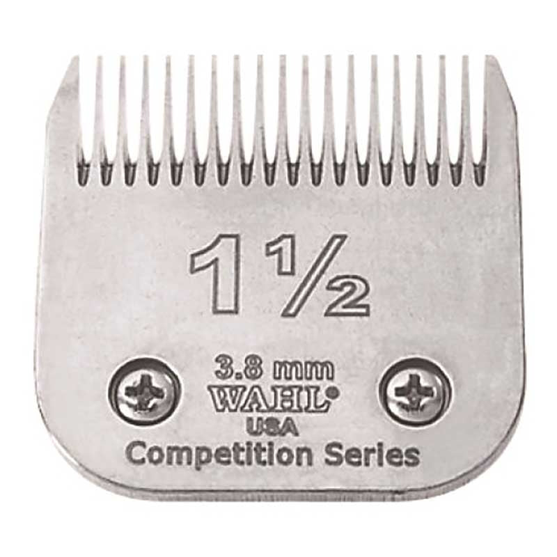 Light Gray Wahl  (52211) Competition Detach Clip Blade  #1.5  3.8mm