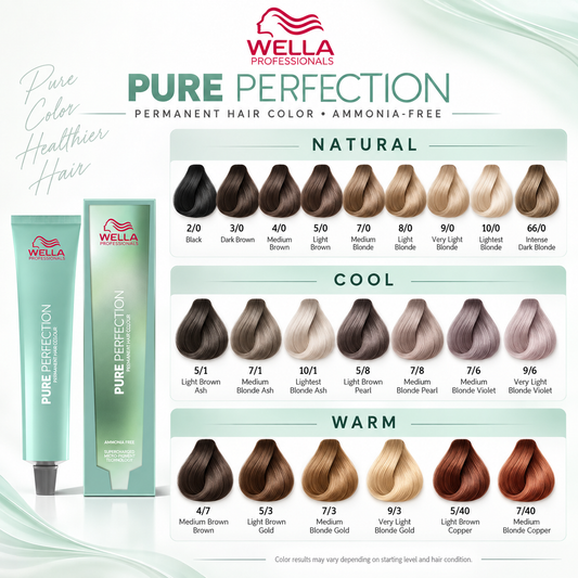 White Smoke Wella Pure Perfection Permanent Hair Color