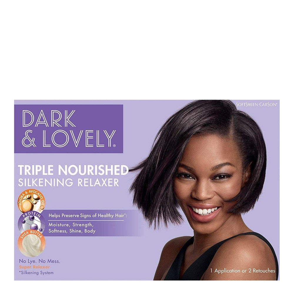 Light Steel Blue DARK &amp; LOVELY Relaxer Kit - Super