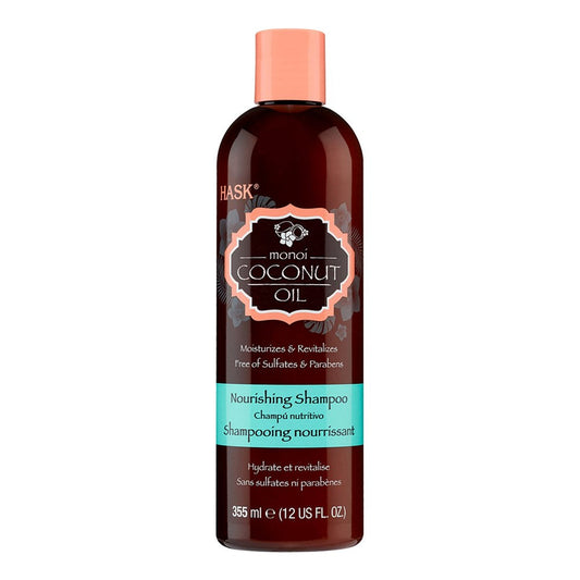 White Smoke HASK Monoi Coconut Oil Nourishing Shampoo (12oz)