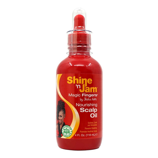 White Smoke AMPRO Shine 'n Jam Magic Fingers Nourishing Scalp Oil (4oz)