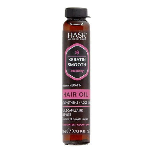 Dark Slate Gray HASK Keratin Protein Smoothing Hair Oil Vial (18ml)