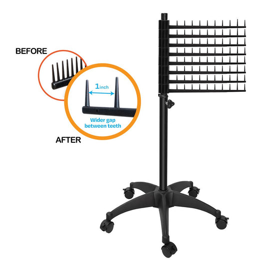 White Smoke MAGIC COLLECTION Portable Braiding Rack 41" Height
