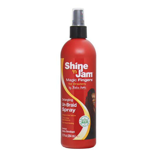 White Smoke AMPRO Shine 'n Jam Magic Fingers Un-Braid Spray (12oz)