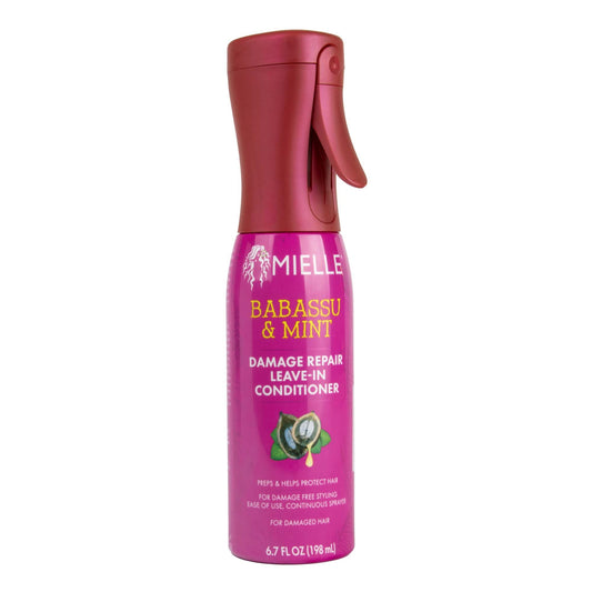 White Smoke MIELLE Babassu &amp; Mint Damage Repair Leave In Conditioner (6.7oz)