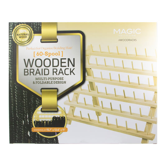 Light Gray MAGIC COLLECTION Braiding Hair Rack 60 Spool