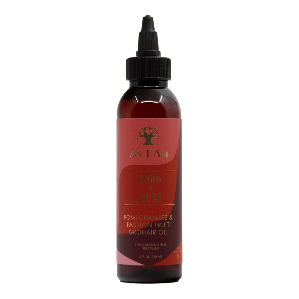 White Smoke AS I AM Long and Luxe GroHair Oil (4oz)