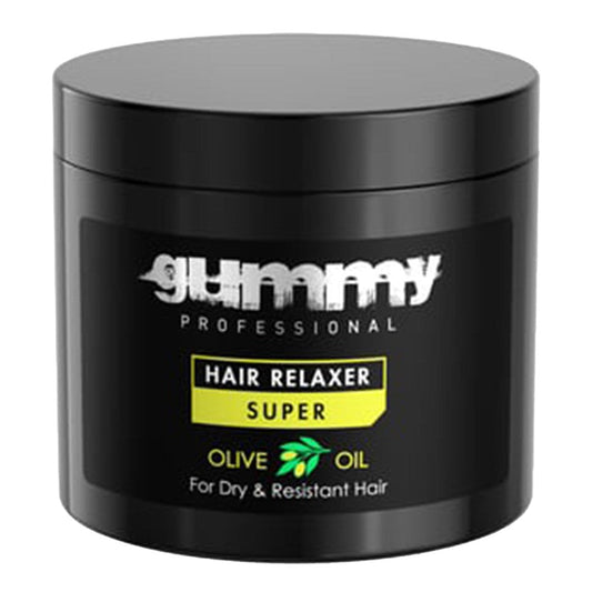 Black GUMMY PROFESSIONAL Hair Relaxer Cream Super (550ml)