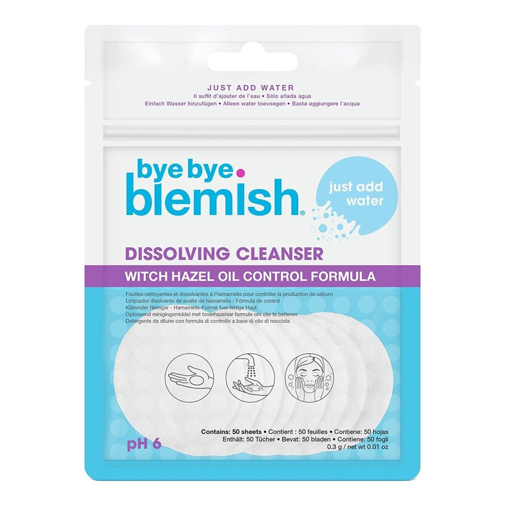 Lavender BYE BYE BLEMISH Dissolving Cleanser [50 sheets/pack]