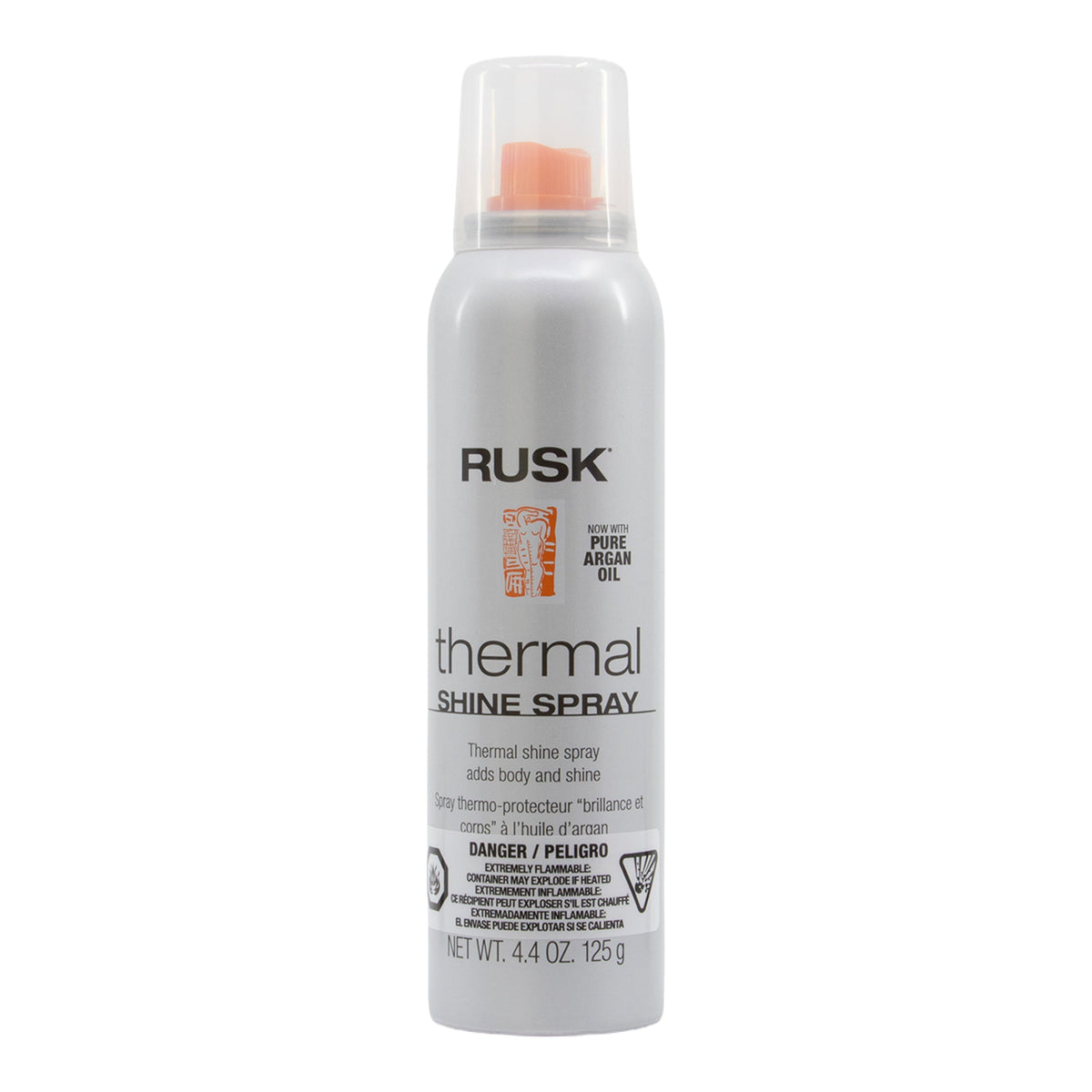 Gray RUSK Thermal Shine Spray with Argan Oil (4.2oz)